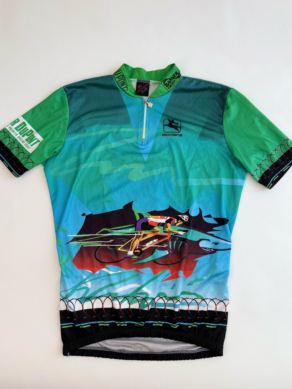 Vintage 90s Giordana Tour DuPont 1993 Cycling Jersey Made in Italy sz M